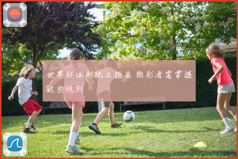 世界杯体彩玩法指南 购彩者需掌握这些规则